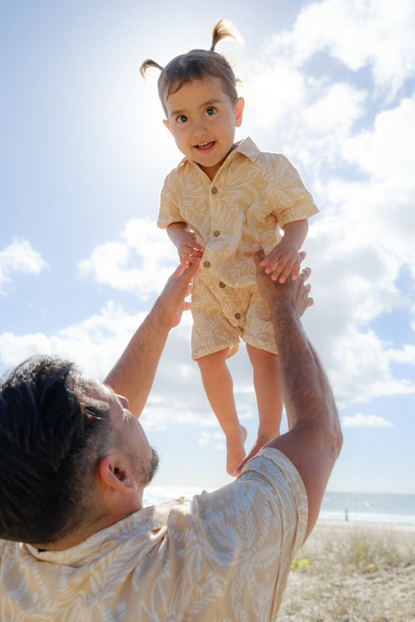 Kids Onesie - Sandy Palms