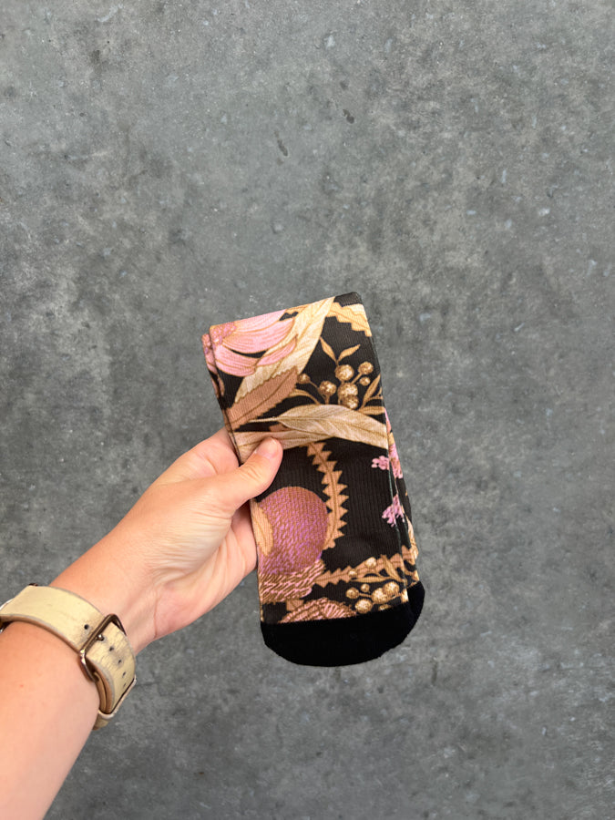 Sample Sale - Byron Banksia Socks (Large print)
