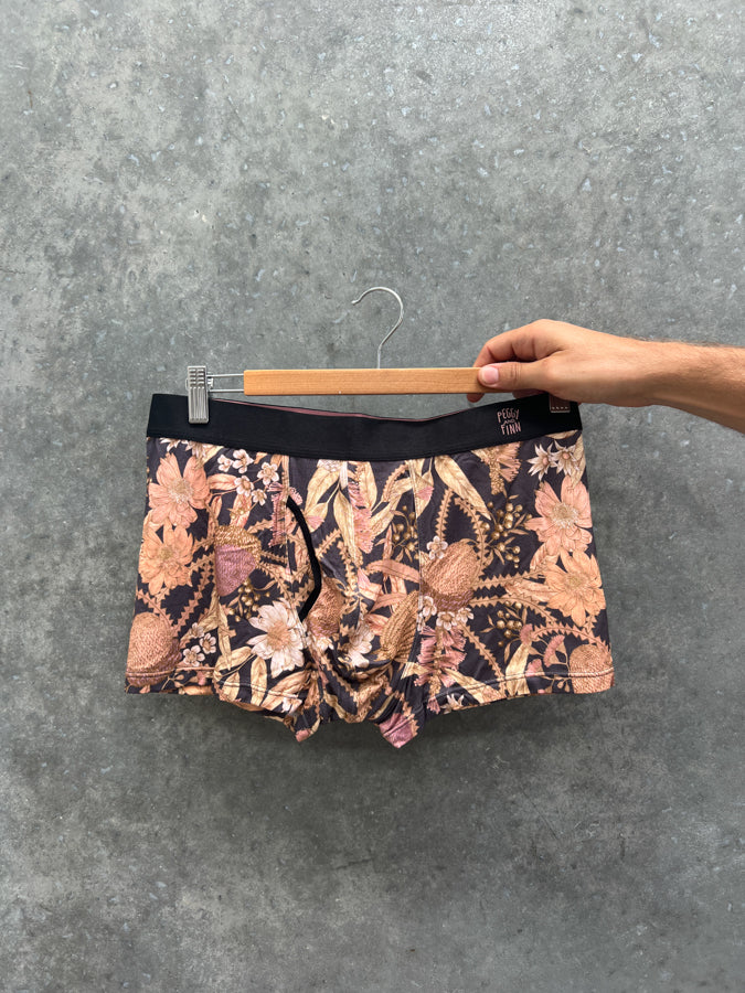 Sample Sale - Mens Boxer Briefs Byron Banksia (pinkish tone)